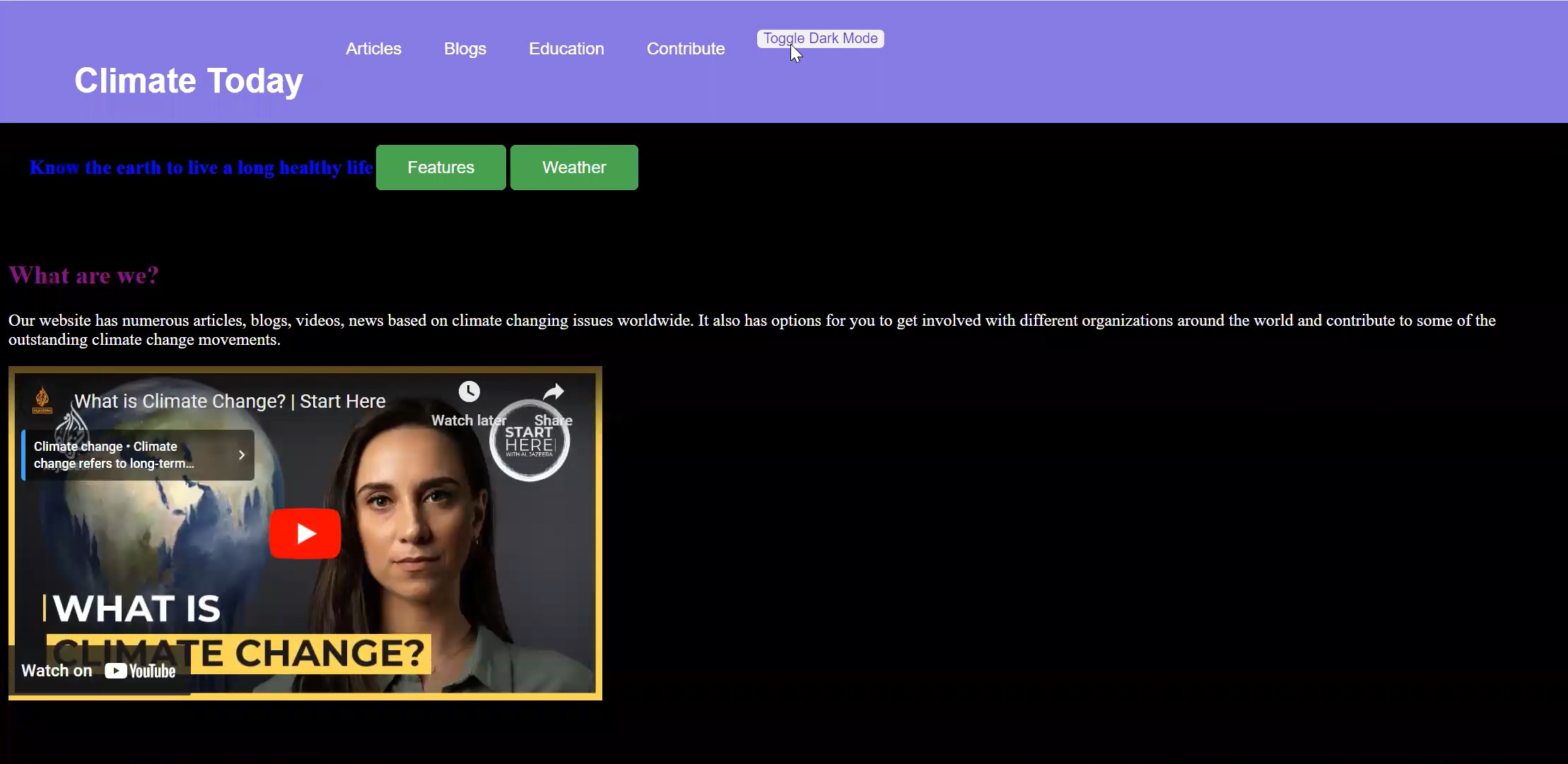 React App